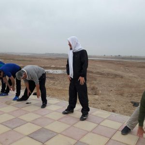 اولین جلسه ورزش صبحگاهی مسولین ادارات با حضور امام جمعه کارون برگزار شد