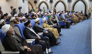 گزارش تصویری/حضور امام جمعه کارون در آیین نکوداشت عالم فقید،آیتالله مروج
