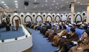 گزارش تصویری/حضور امام جمعه کارون در آیین نکوداشت عالم فقید،آیتالله مروج