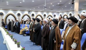 گزارش تصویری/حضور امام جمعه کارون در آیین نکوداشت عالم فقید،آیتالله مروج