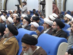 گزارش تصویری/حضور امام جمعه کارون در آیین نکوداشت عالم فقید،آیتالله مروج