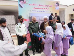 گزارش تصویری/ افتتاح دبیرستان 10 کلاسه شهدای مدافع حرم قلعه چنعان با حضور امام جمعه کارون