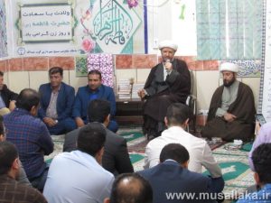 گزارش تصویری/حضور امام جمعه کارون درجشن میلاد حضرت زهرا،شهرداری کوت عبدالله