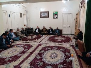 گزارش تصویری/دیدار مدیران و روسای دستگاههای اجرایی شهرستان با امام جمعه کارون