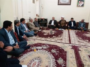 گزارش تصویری/دیدار مدیران و روسای دستگاههای اجرایی شهرستان با امام جمعه کارون