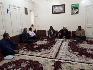دیدار مسئول و پرسنل اداره ارشاد اسلامی با امام جمعه کارون