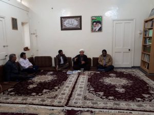 دیدار مسئول و پرسنل اداره ارشاد اسلامی با امام جمعه کارون