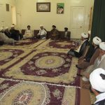 گزارش تصویری/دیدار روحانیون شهرستان کارون با امام جمعه این شهرستان