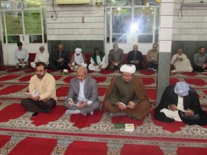 دعای ندبه به مناسبت میلاد امام زمان(عج) در حسینه سجادیه برگزار شد
