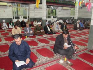 دعای ندبه به مناسبت میلاد امام زمان(عج) در حسینه سجادیه برگزار شد
