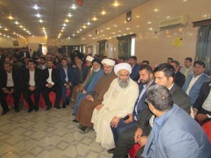 مراسم جشن ازدواج ۱۲زوج جوان موسسه خیریه امیر المومنین (ع) با حضور امام جمعه کارون برگزار شد