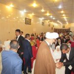 مراسم جشن ازدواج ۱۲زوج جوان موسسه خیریه امیر المومنین (ع) با حضور امام جمعه کارون برگزار شد