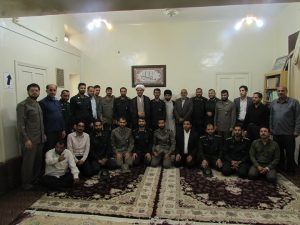 دیدار مسئولین سپاه با امام جمعه کارون به مناسبت هفته عقیدتی در سپاه