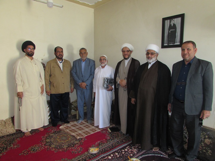 دیدار امام جمعه کارون با روحانیون شهرستان به مناسبت اعیاد مبارک شعبانیه