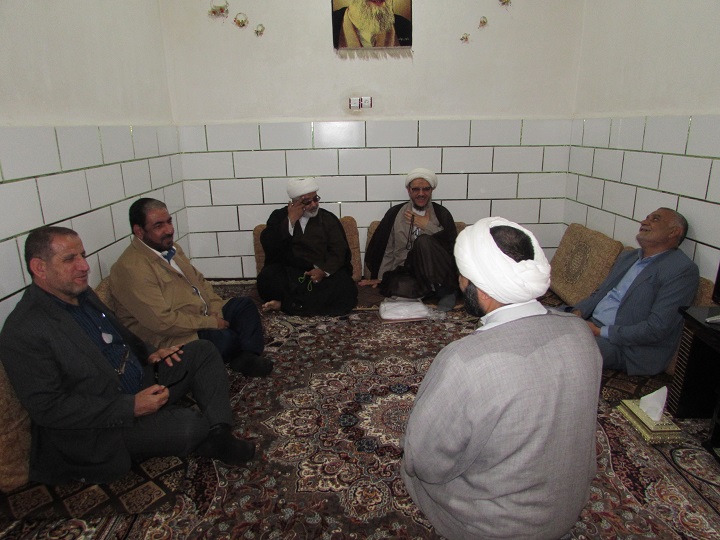 دیدار امام جمعه کارون با روحانیون شهرستان به مناسبت اعیاد مبارک شعبانیه