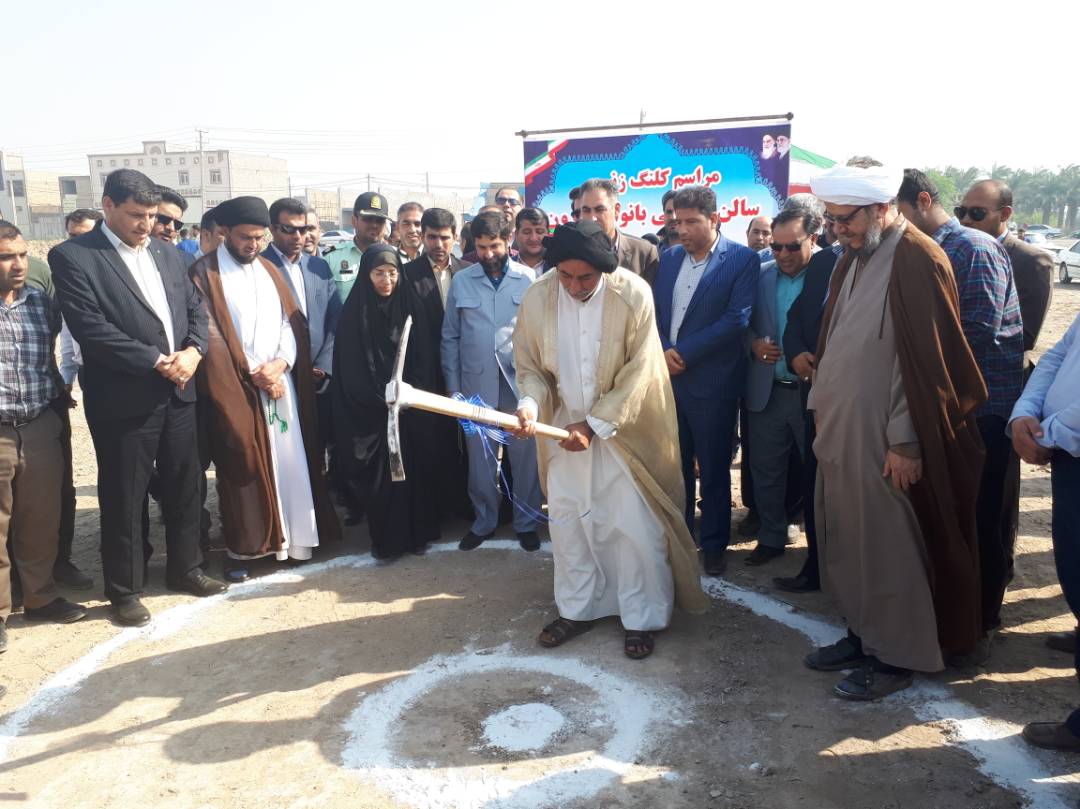 گزارش تصویری/مراسم کلنگ زنی احداث سالن ورزشی چند منظوره قلعه چنعان