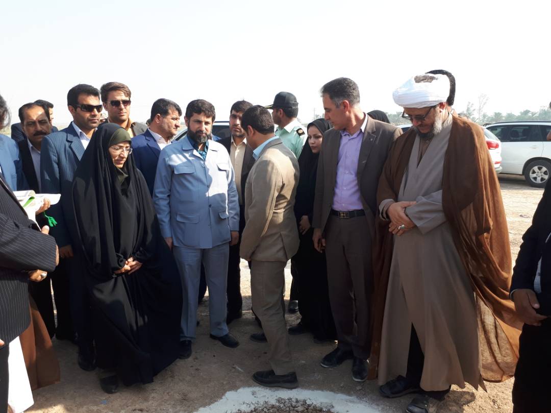 گزارش تصویری/مراسم کلنگ زنی مجموعه ورزشی شهرستان کارون