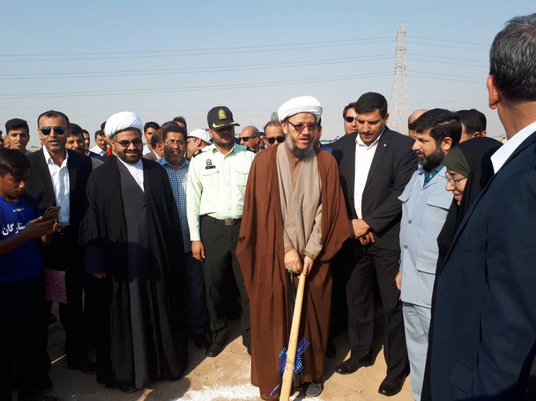 گزارش تصویری/مراسم کلنگ زنی احداث سالن ورزشی چند منظوره قلعه چنعان