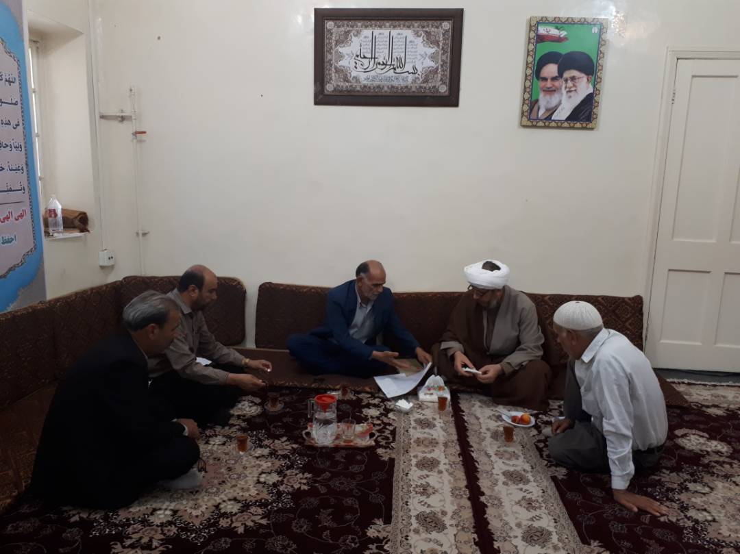 دیدار مسئول بنیاد شهید کارون با امام جمعه کارون