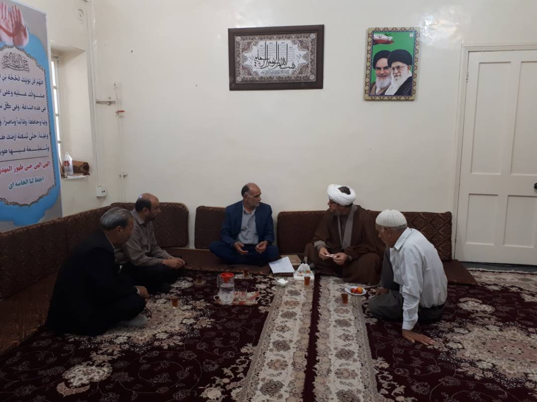 دیدار مسئول بنیاد شهید کارون با امام جمعه کارون