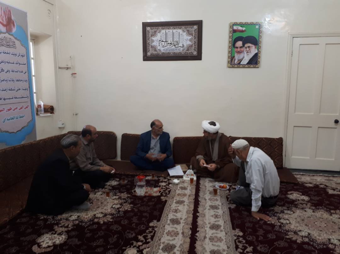 دیدار مسئول بنیاد شهید کارون با امام جمعه کارون