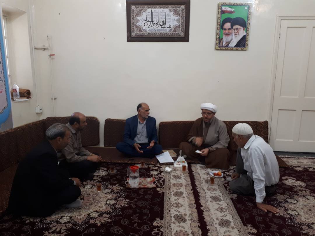 دیدار مسئول بنیاد شهید کارون با امام جمعه کارون