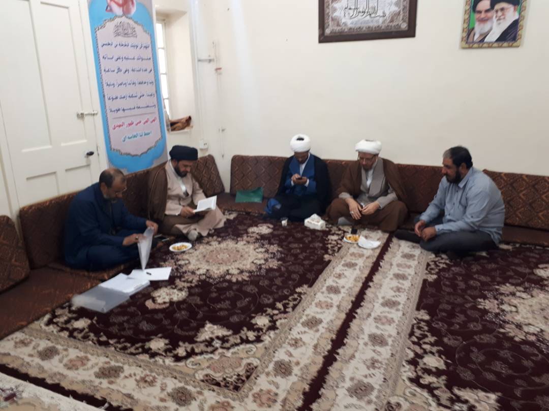 جلسه مهدویت با حضور امام جمعه کارون