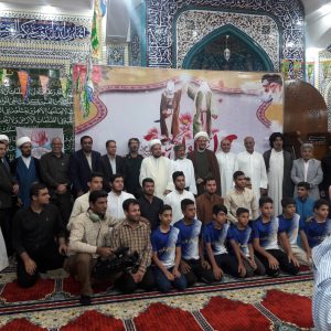 حضور امام جمعه در مراسم بسیج دانش آموزی