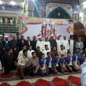 حضور امام جمعه در مراسم بسیج دانش آموزی