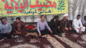 گزارش تصویری/حضور امام جمعه کارون در موکب غدیر