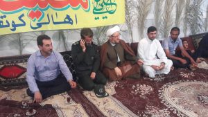 گزارش تصویری/حضور امام جمعه کارون در موکب غدیر