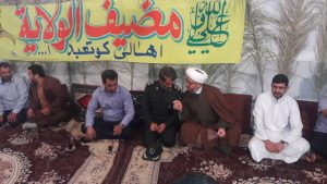 گزارش تصویری/حضور امام جمعه کارون در موکب غدیر