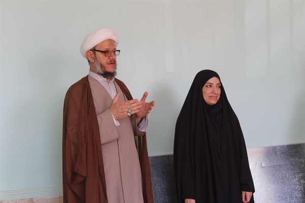مدرسه شریف روستای شریف آباد با حضور امام جمعه کارون افتتاح شد