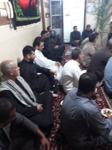 مراسم روضه امام جمعه کارون