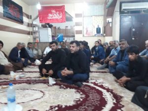 مراسم روضه امام جمعه کارون