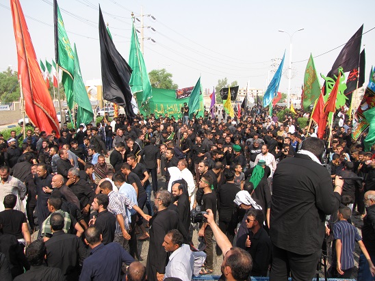 تاسوعای حسینی در شهرستان کارون برگزار شد.
