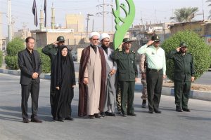 صبحگاه مشترک نیروهای مسلح شهرستان کارون برگزار شد+تصاویر