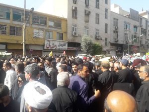 گزارش تصویری/مراسم تشیع شهدای حادثه تروریستی در اهواز