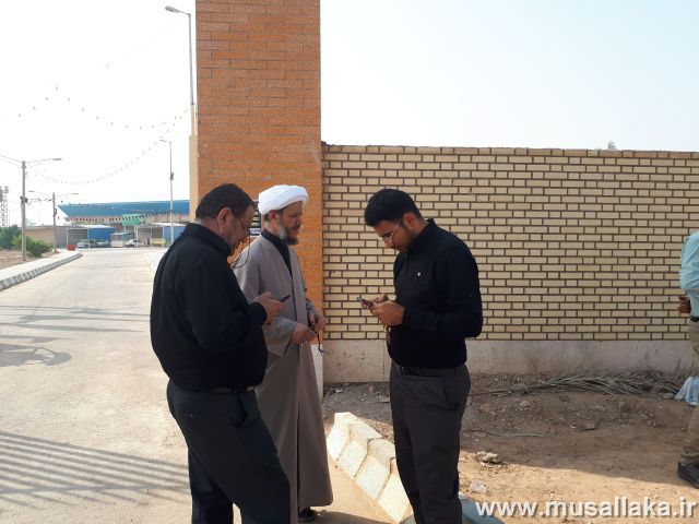 کلنگ زنی محل احداث ضریح نمادین امام حسین(ع)