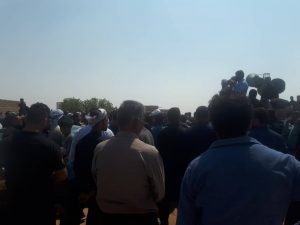 تشییع و خاکسپاری پیکر شهید نبی دریس در شهرستان کارون