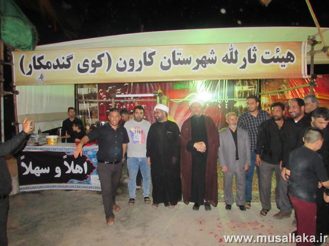 گزارش تصویری/بازدید امام جمعه کارون از ایستگاه های صلواتی شهرستان(2)