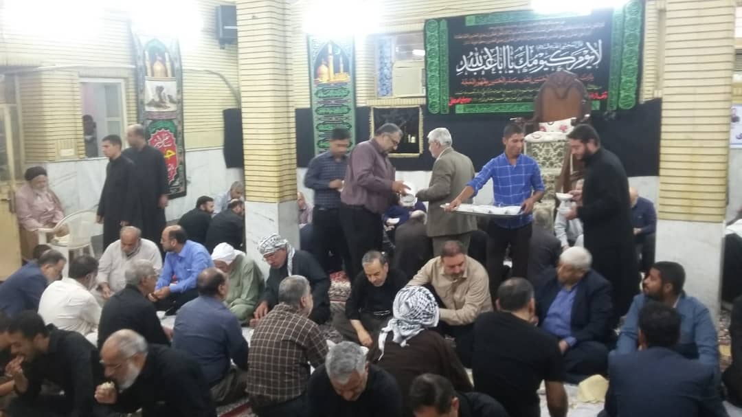 گزارش تصویری/دعای ندبه هیئت رزمندگان کارون با حضور امام جمعه
