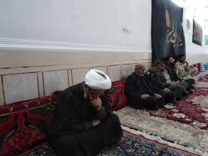 گزارش تصویری/حضور امام جمعه کارون در مراسم ترحیم مادر شهید دوران دفاع مقدس