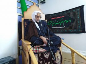 گزارش تصویری/حضور امام جمعه کارون در مراسم ترحیم مادر شهید دوران دفاع مقدس