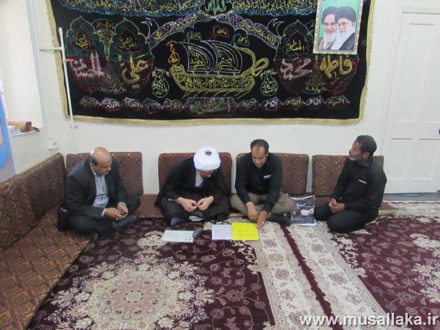 دیدار هیئت فوتبال و مسئولین ورزش شهرستان کارون با امام جمعه