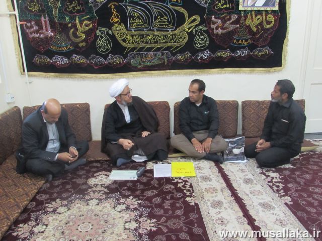 دیدار هیئت فوتبال و مسئولین ورزش شهرستان کارون با امام جمعه