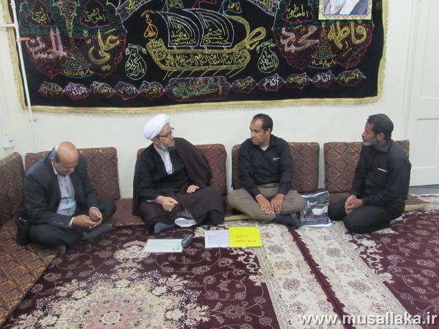 دیدار هیئت فوتبال و مسئولین ورزش شهرستان کارون با امام جمعه
