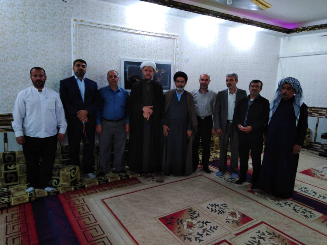 گزارش تصویری/عیادت امام جمعه کارون ازحادثه دیدگان موکب امام حسن(ع)