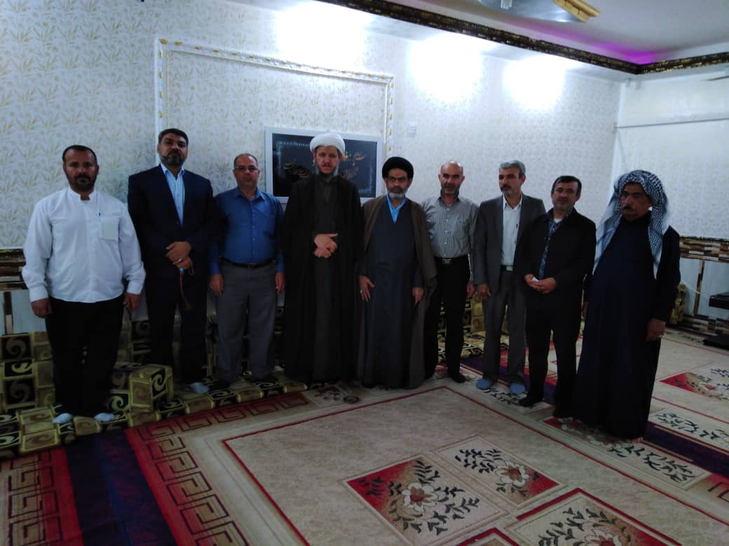 گزارش تصویری/عیادت امام جمعه کارون ازحادثه دیدگان موکب امام حسن(ع)