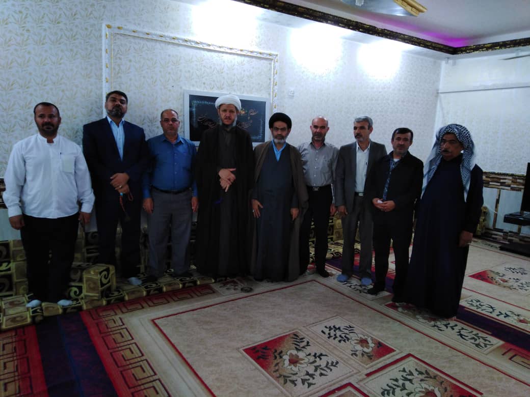 گزارش تصویری/عیادت امام جمعه کارون ازحادثه دیدگان موکب امام حسن(ع)